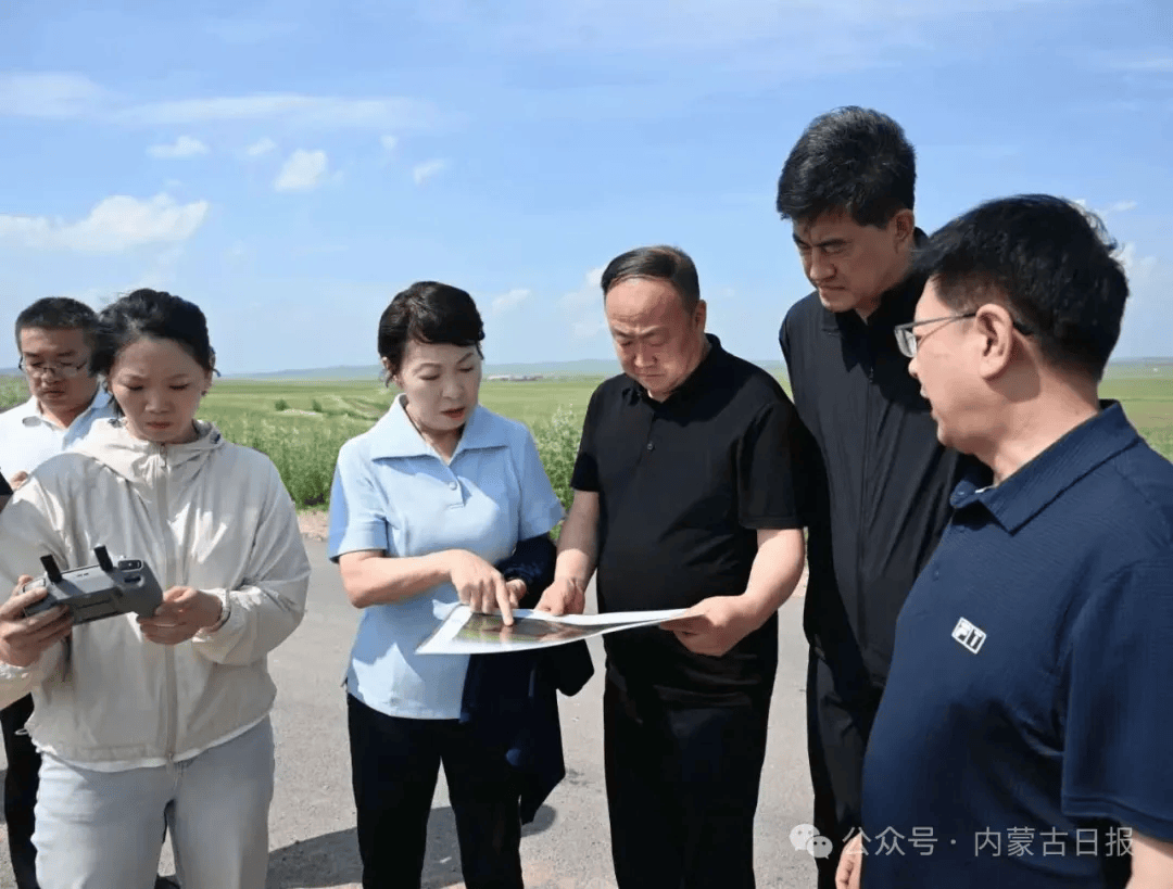 调研途中发现疑似破坏草原现象，内蒙古自治区政府主席现场要求核查整改