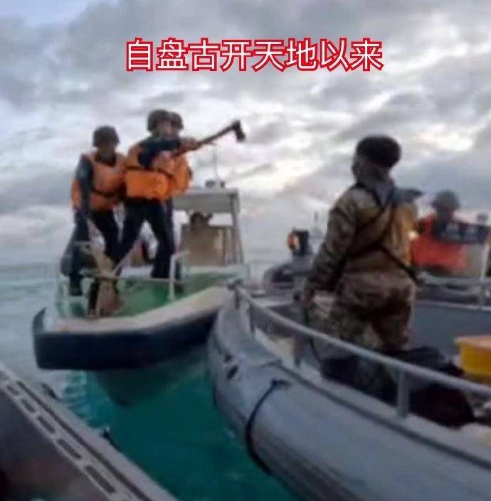 菲特种兵掏出M16，敢打第一枪？舰炮摘衣直8升空，中方就等开打了